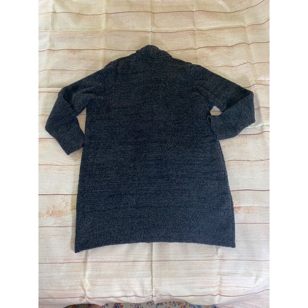 Barefoot Dreams Women's Charchol Grey Open Front Long Sleeve Cardigan - XL - Picture 13 of 13